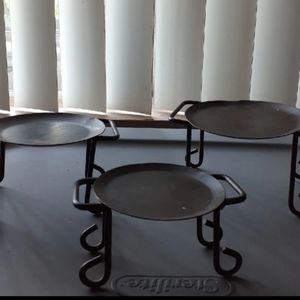 3 piece candle holders